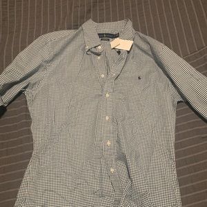 Ralph Lauren Slim Fit Stretch Oxford Large Shirt